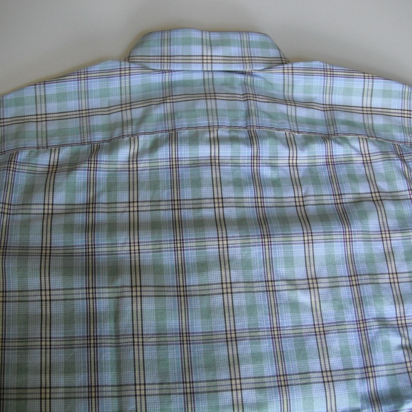 MAKER & COMPANY MULTICOLOR PLAID POPLIN LONG SLEV - Picture 3 of 8